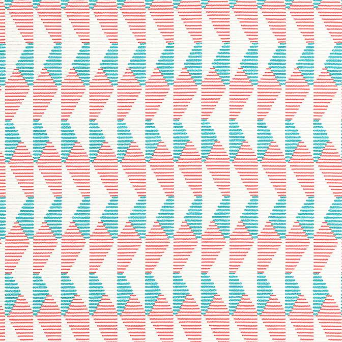 Thibaut Harper Capri and Coral W81600 Locale Collection Upholstery Fabric