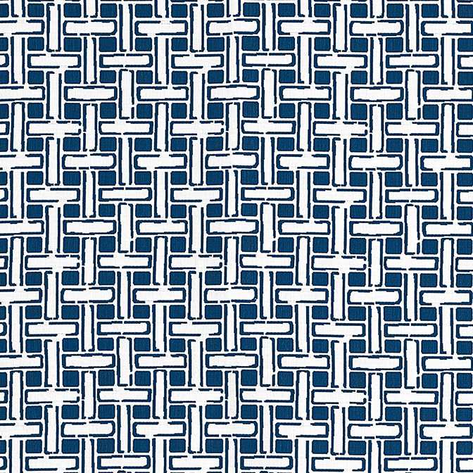 Thibaut Panama Matelasse Navy W81643 Locale Collection Upholstery Fabric
