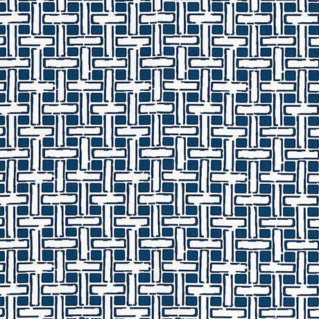 Thibaut Panama Matelasse Navy W81643 Locale Collection Upholstery Fabric