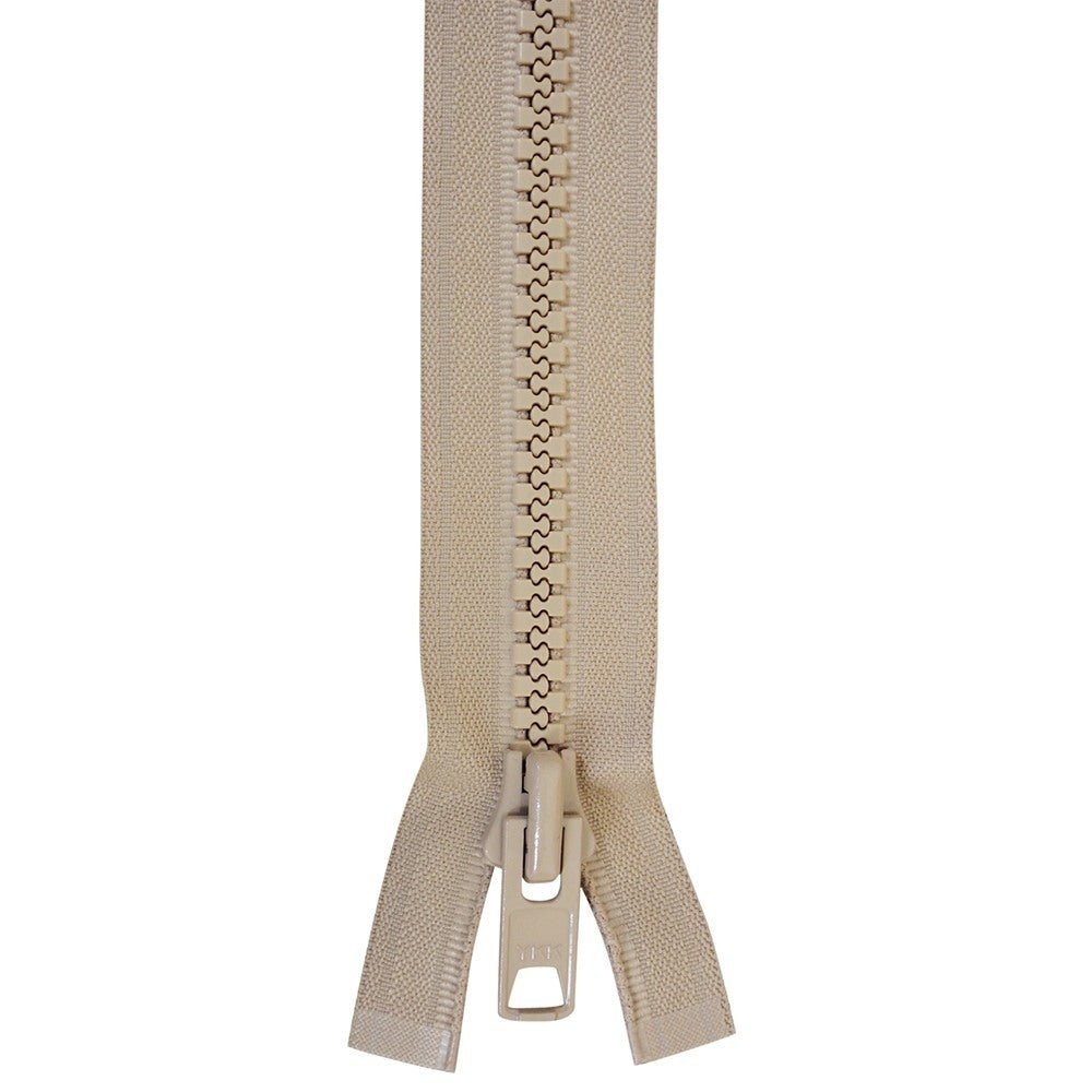 YKK Vislon #10 Lock Slide Zipper - 60-inch - Beige