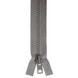 YKK Vislon #10 Lock Slide Zipper - 60-inch - Grey