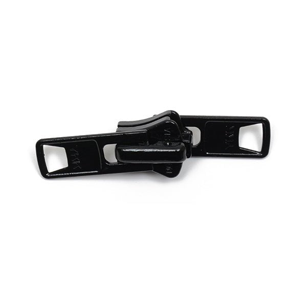 YKK Vislon #10 Locking 2-Tab Slider - Black 25 pack