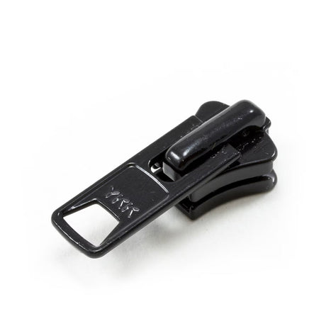 YKK Vislon #10 Metal Slider 10VFDA AutoLok Single Pull Black