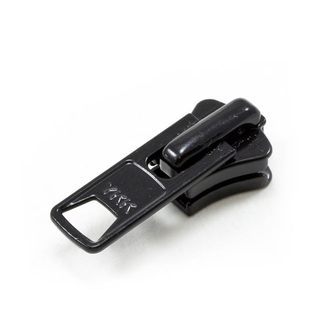 YKK Vislon #10 Metal Slider 10VFDA AutoLok Single Pull Black