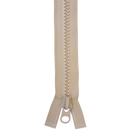 YKK Vislon #10 Non-Lock Slide 54-inch - Beige