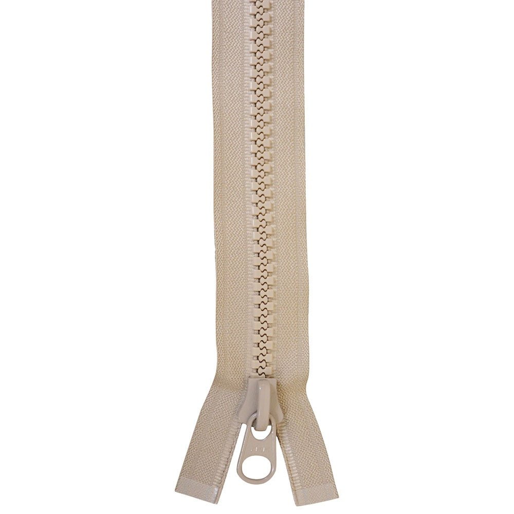YKK Vislon #10 Non-Lock Slide 72-inch - Beige