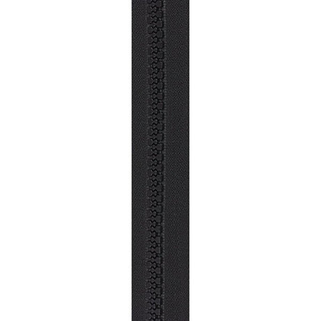 YKK Vislon #10 Zipper Chain - Black