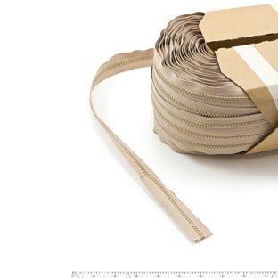 YKK Vislon #5 Chain 5VS 9/16 inch Tape Beige 573 - Full Rolls Only (218 yards)