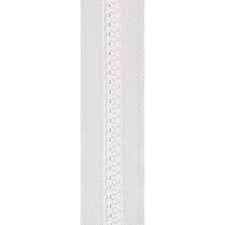 YKK Vislon #5 Zipper Chain - White