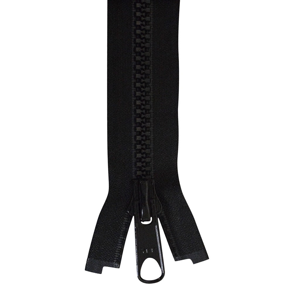 YKK Vislon #8 Lock Slide Zipper - 84 inch - Black