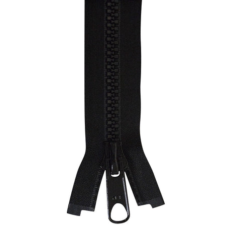 YKK Vislon #8 Lock Slide Zipper - 84 inch - Black