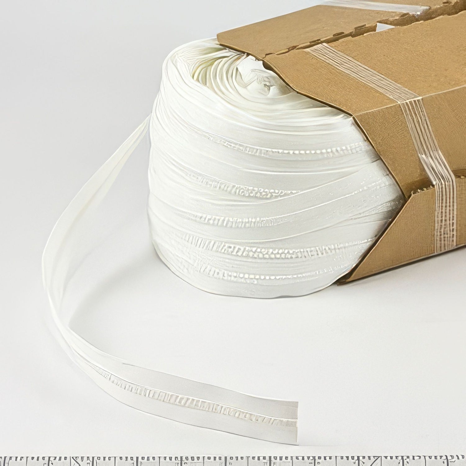 YKK Vislon Chain 10VF 11/16 inch Tape White - Full Rolls Only (109 yards)