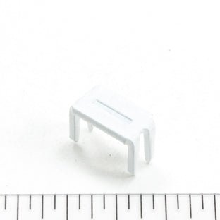 YKK Vislon Zipper Bottom Stop 10 VF White