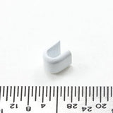 YKK Vislon Zipper Top Stop 10 VF White