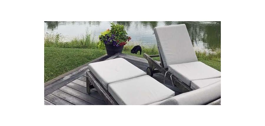 Sunbrella RAIN Chaise Cushions Make Patio Space More Enjoyable, Even After Rainshowers