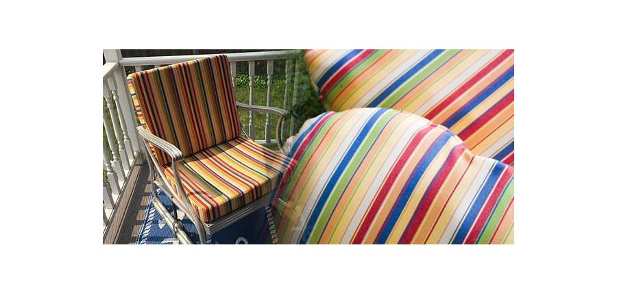 The Most Comfy Cushions on the Balcony Are Also the Brightest with Sunbrella Castanet Beach
