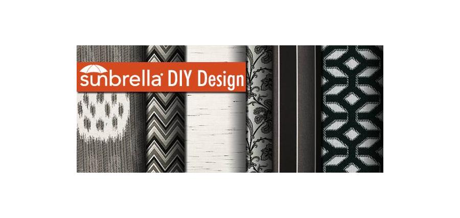 Sunbrella Fabric DIY Design – Black and White