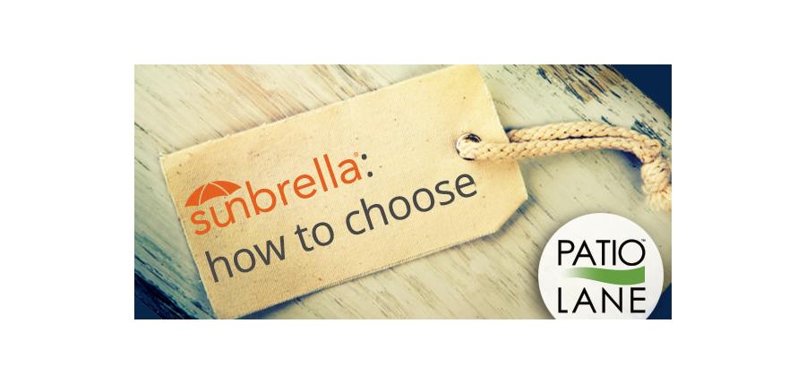 How to Choose the Right Grade of Sunbrella Fabric