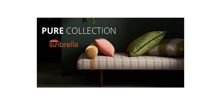 Sunbrella Pure Collection Embraces a Realization of Shape, Texture, and Color