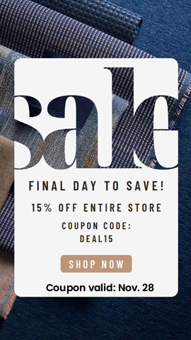 Day 9: Final Day! Entire store on sale – 15% off