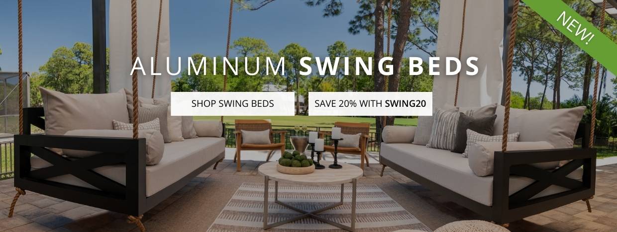 Haven & Harmony Porch Swing Beds - Aluminum Swing beds 20% off
