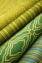 decor fabric by color green