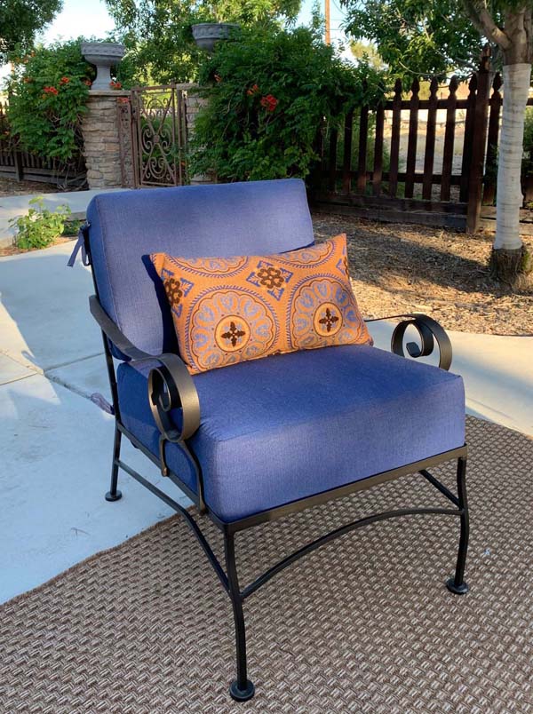 Perfectly Tailored Sunbrella Patio Cushions Complete Bistro Set