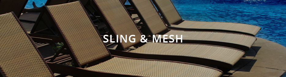 Indoor Outdoor Mesh And Sling Fabrics, Sling Outdoor Furniture