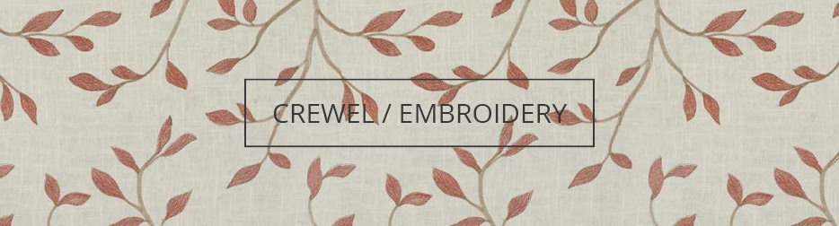 Shop By Fabric Type - Crewel / Embroidery
