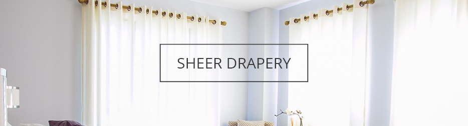 Shop By Fabric Type - Sheer Drapery
