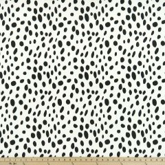 Premier Prints Togo Black Indoor-Outdoor Upholstery Fabric