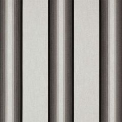 Sunbrella Grey / Black / White 4799-0000 46-Inch Stripes Awning / Shade Fabric