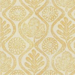 Lee Jofa Oakleaves Yellow BFC-3514-14 Blithfield Collection Multipurpose Fabric