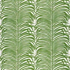F. Schumacher Zebra Palm Linen Print Jungle 174871 Good Vibrations Collection
