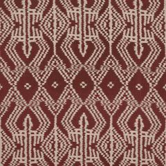 F Schumacher Asaka Ikat Raisin 176092 Ikat Collection Indoor Upholstery Fabric