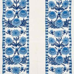F Schumacher Marguerite Embroidery Sky 72330 Once Upon A Time Collection Indoor Upholstery Fabric