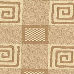 Robert Allen Contract Box Grid Camel Indoor Upholstery Fabric