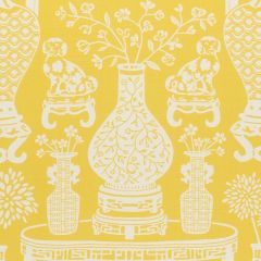 F Schumacher Hellene Yellow 178551 Step Lively Collection Indoor Upholstery Fabric