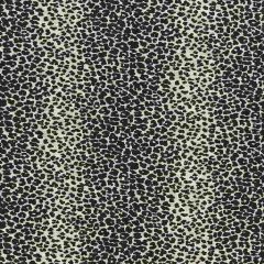 F. Schumacher Leopard Linen Print Ebony 174841 Chroma Collection