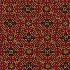 Robert Allen King Louie Ruby Color Library Collection Indoor Upholstery Fabric
