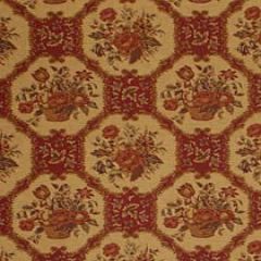 Robert Allen Victoria Grove Ruby Color Library Collection Indoor Upholstery Fabric