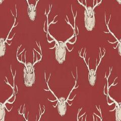 Lee Jofa Antlers Red 2009143-19 by Eric Cohler Multipurpose Fabric