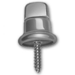 Common Sense® Turn Button Double Height Screw Stud 91-XB-783257-1A Nickel-Plated Brass 5/8 inch 100 pack