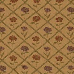 Robert Allen Floral Design Plum Color Library Collection Indoor Upholstery Fabric