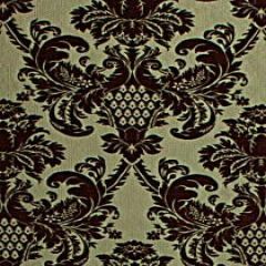 Beacon Hill Chenille Damsk Mint Brown Color Library Collection Indoor Upholstery Fabric