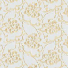Duralee Song Yellow 73034-66 Barton Embroideries Collection Multipurpose Fabric