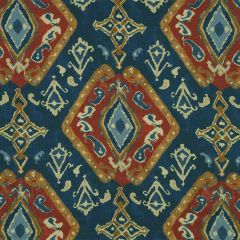 Beacon Hill Nila Ikat Indigo 224695 Watercolors Collection Multipurpose Fabric