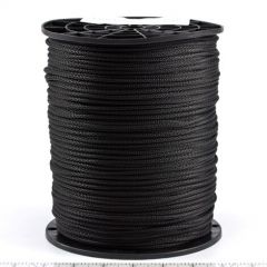 Neoline Polyester Cord 1/8" Black 4 (1000 feet)