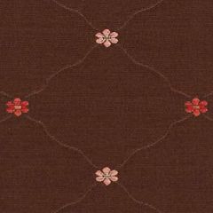 Robert Allen Floral Passage Chocolate Color Library Collection Indoor Upholstery Fabric