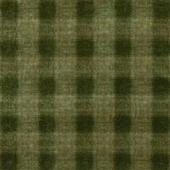 Mulberry Home Highland Check Emerald FD314-S16 Modern Country Velvets Collection Multipurpose Fabric